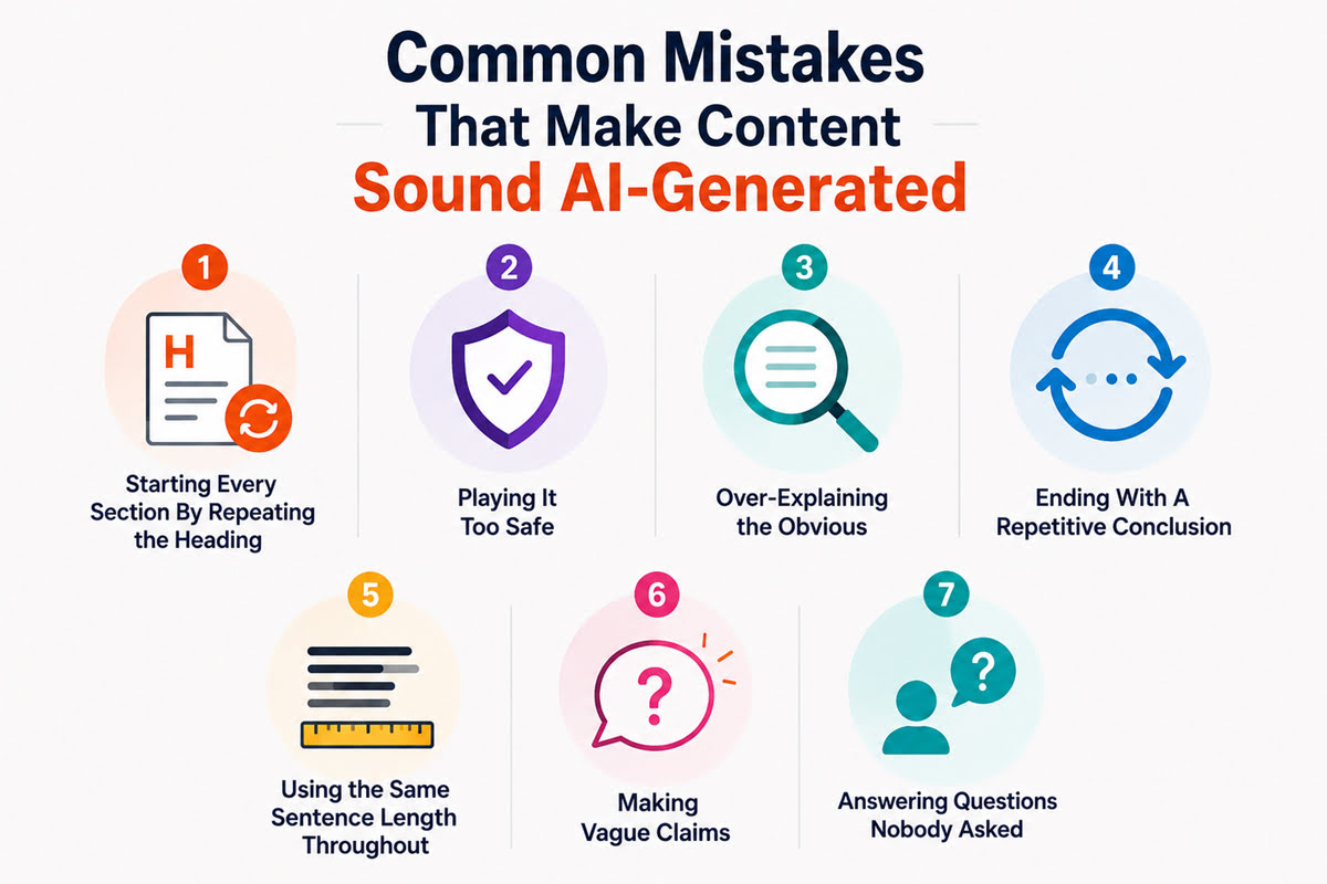 Common Mistakes That Make Content Sound AI-Generated